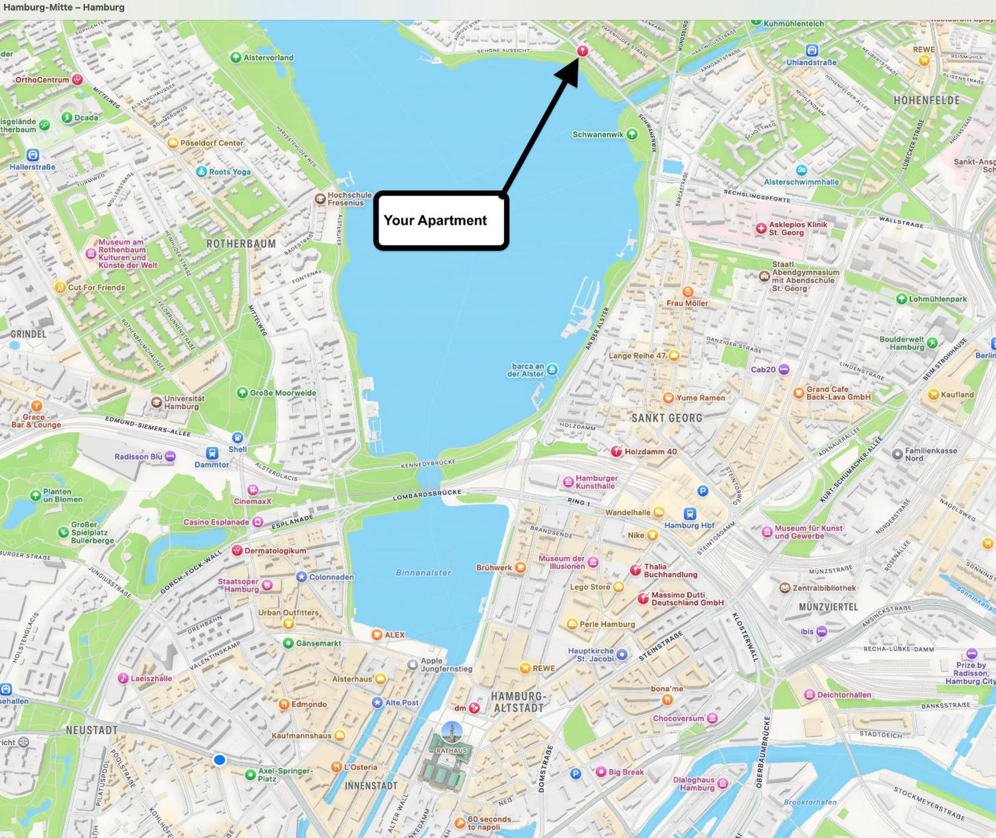 המבורג The Suites Alster Waterfront Family Apartments מראה חיצוני תמונה